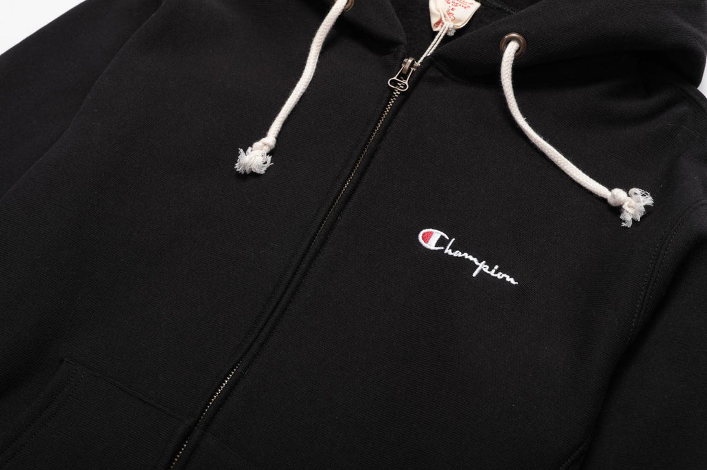 small script champion hoodie