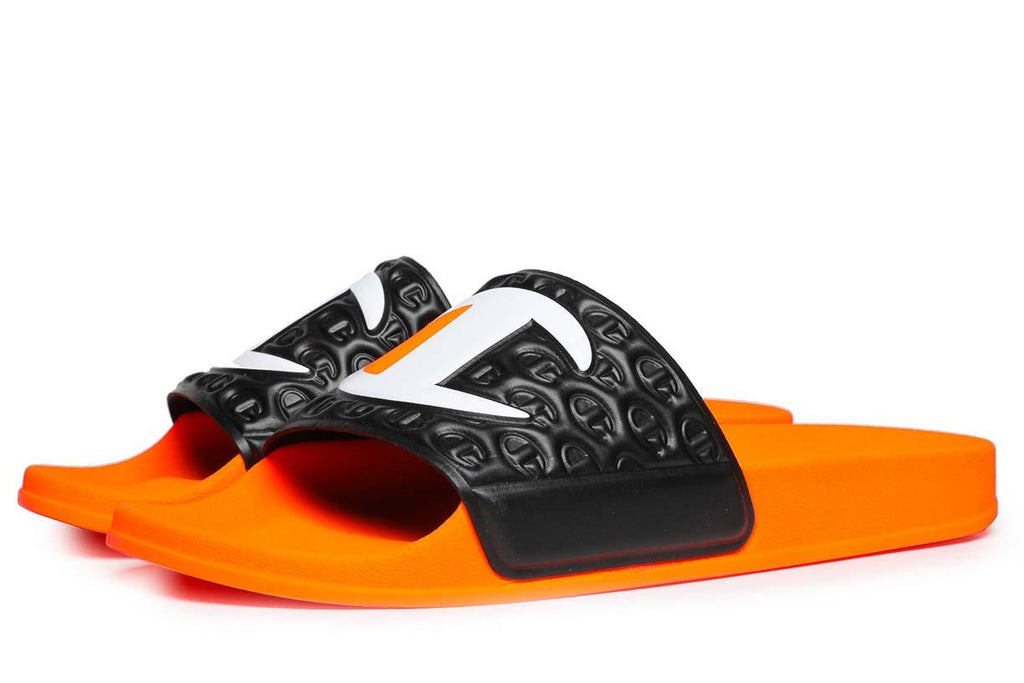 Champion Slides M-Evo Neon Orange/Black 