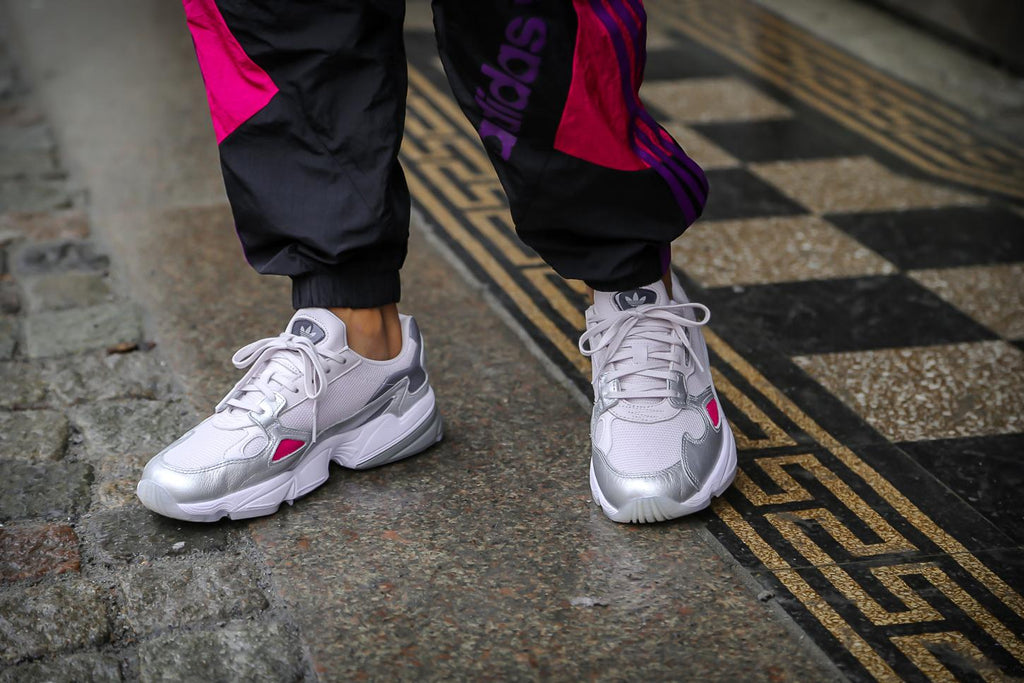 adidas falcon silver