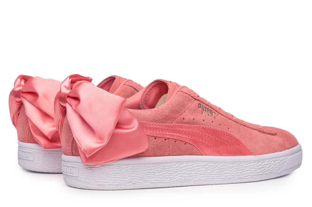 puma suede bow trainers