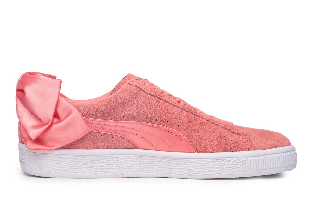 puma trainers with bow