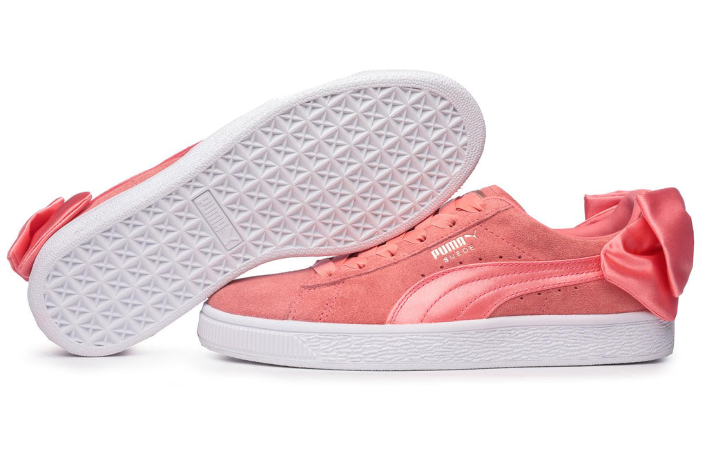 Puma Suede Women's Bow Trainers Pink 