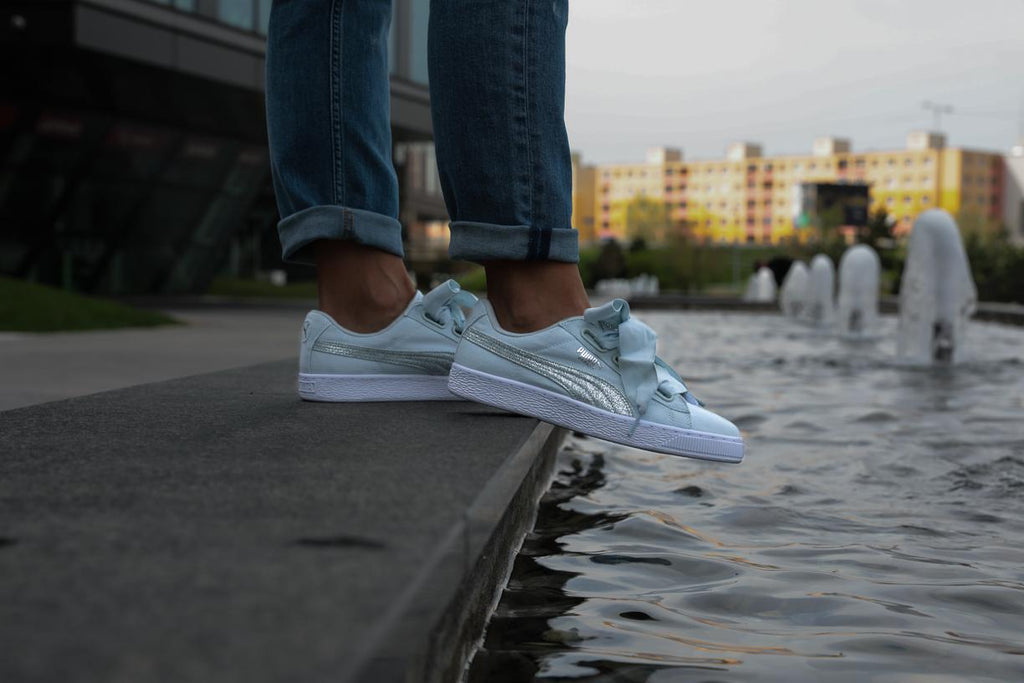 puma basket heart canvas wn's