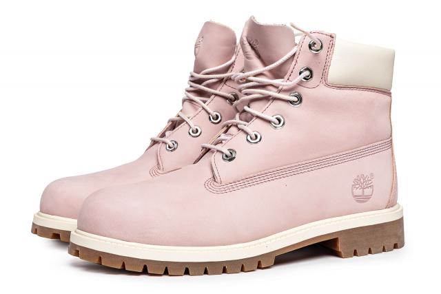 pink timberlands size 6