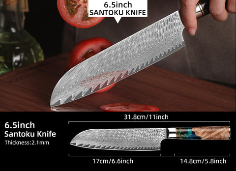 Prusseiton Santoku Messer Mikkusu