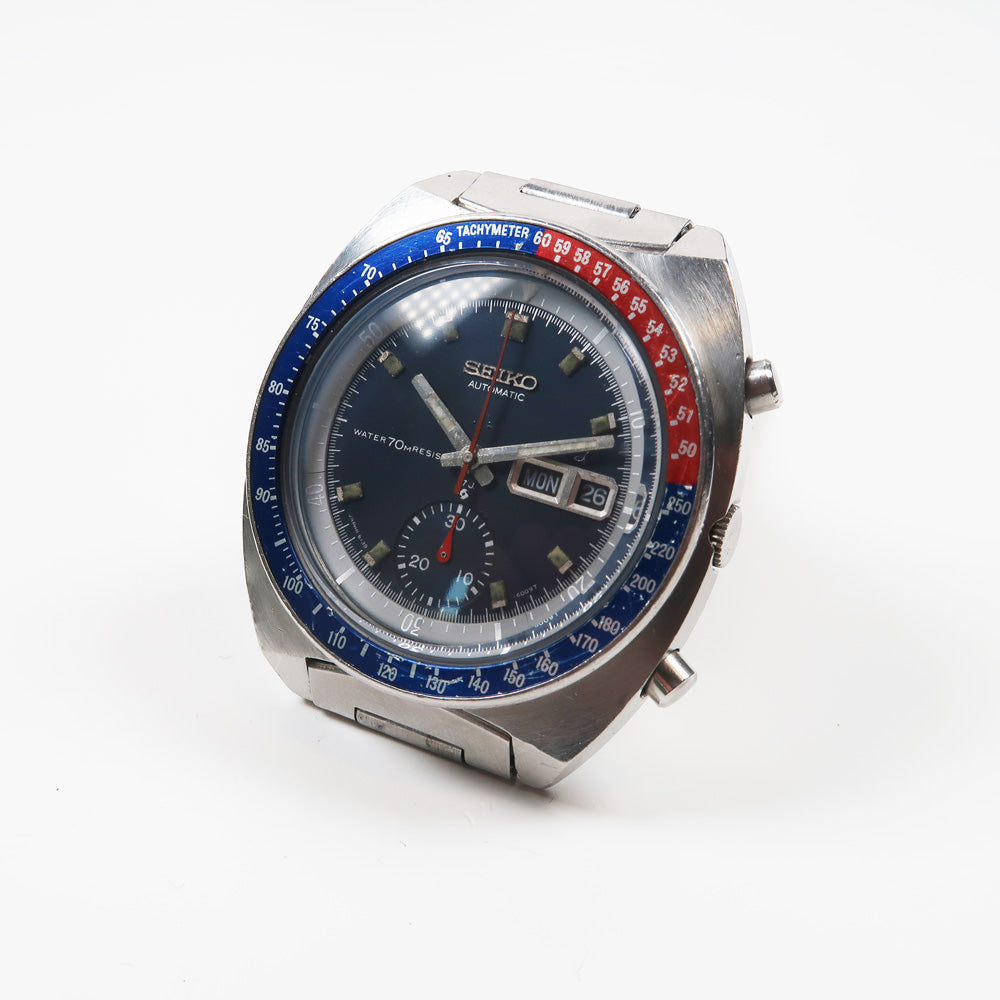 Seiko 6139-6009 RESIST Pepsi Pogue Automatic Chronograph –  