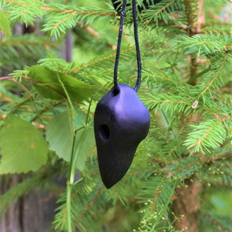 Raven necklace for wild men