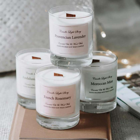 Essentials soy wax candle, Candle Light Story