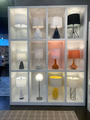 Large display with 16 different lamps