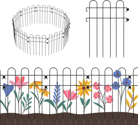 removable fencing for raised garden beds