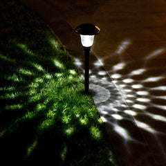 Solar light with mandala style lighting design