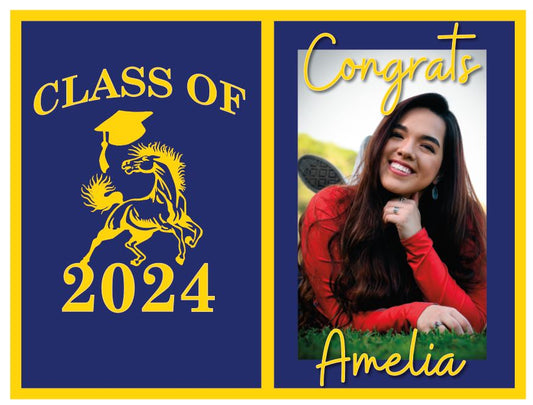 Graduation Decorations Class of 2024 Graduation Photo Banner for Grad Party  Decorations 6x8 inch K-12 Picture Banner for Senior 2024 High School Decor,  Graduation Decorations Class Of 2024 