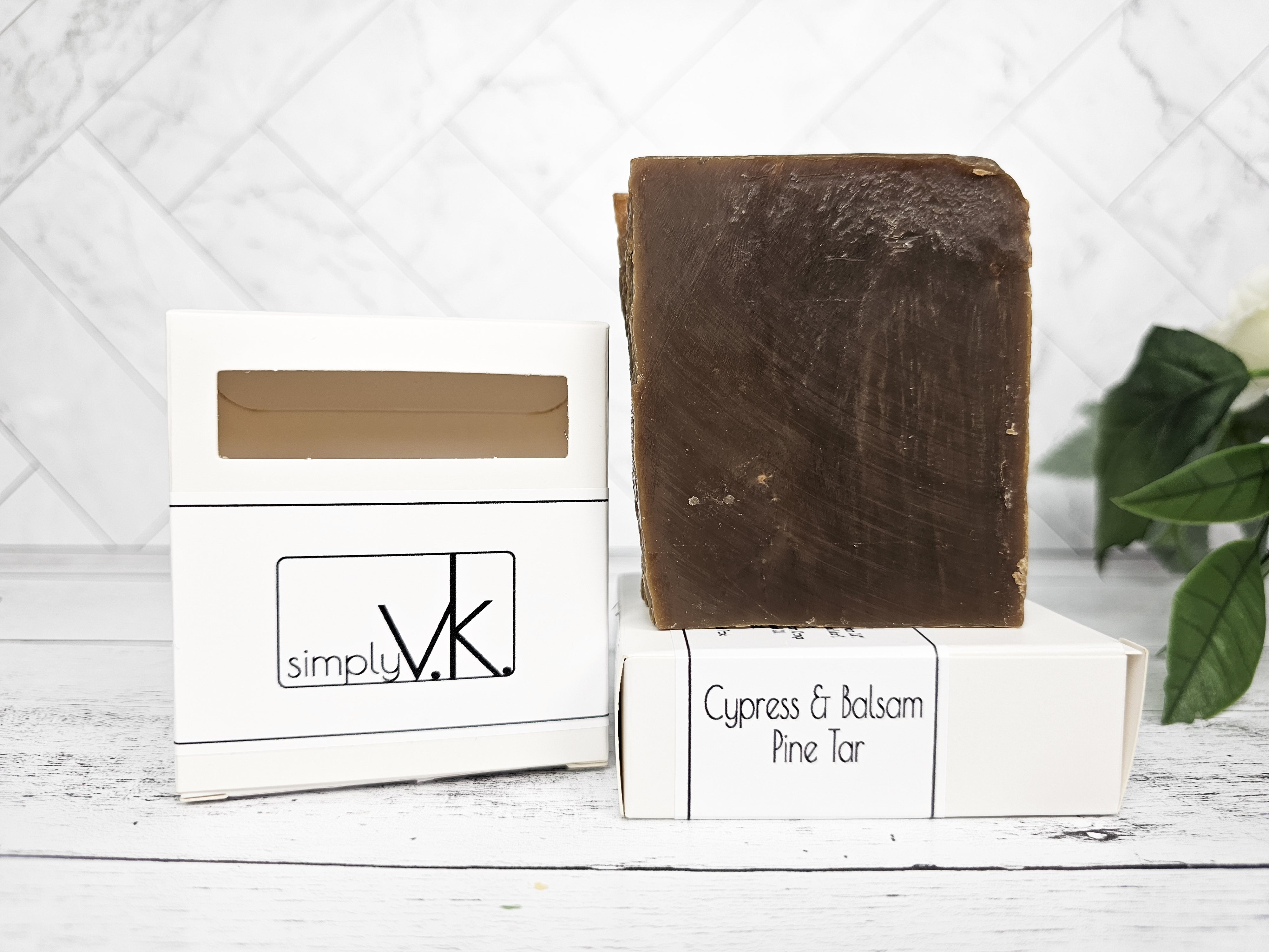 Cypress Balsam Pine Tar Cold Process, Natural Handmade Soap