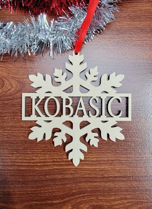 Christmas Stocking Name Tag, Wood Name Ornament Value Size 4x3, Pers –  Kobasic Creations