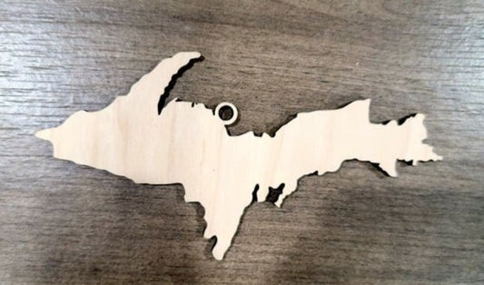 Michigan Ornaments, Bulk wood cut out Blanks, Unfinished, state Shaped –  Kobasic Creations