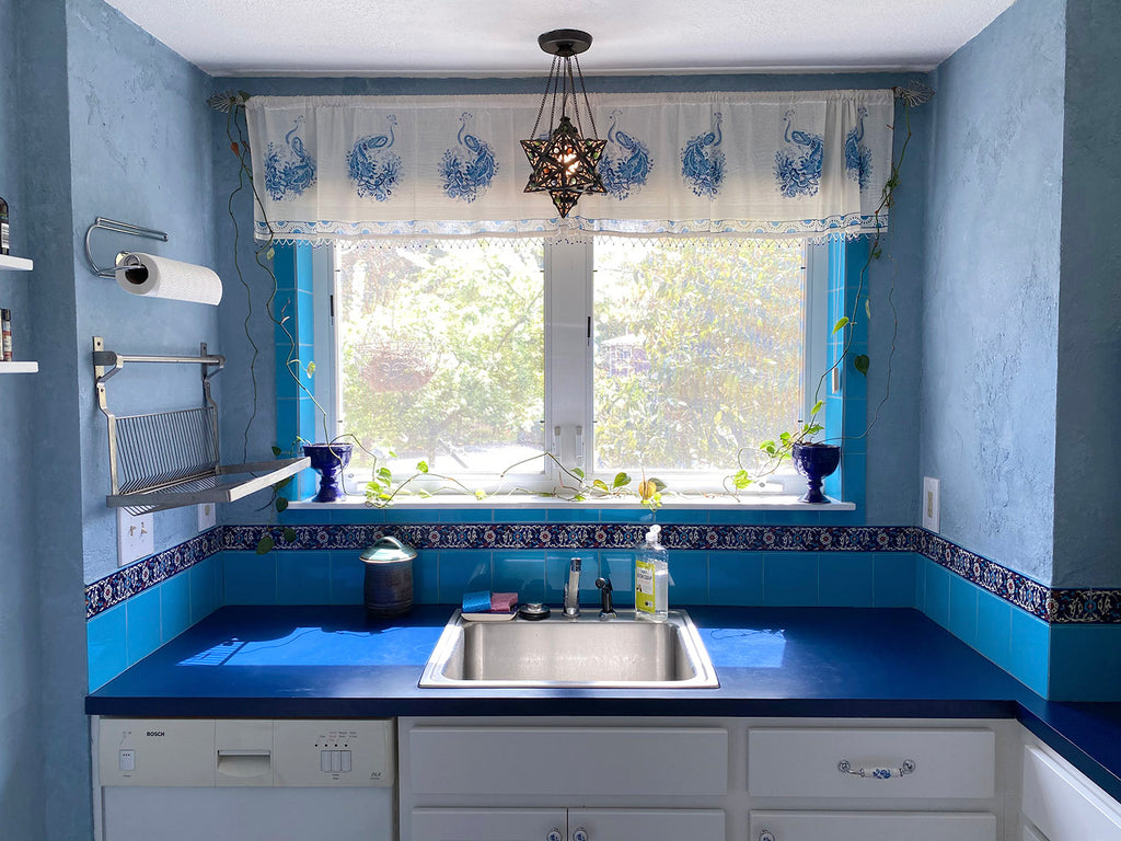 Palestinian tile kitchen