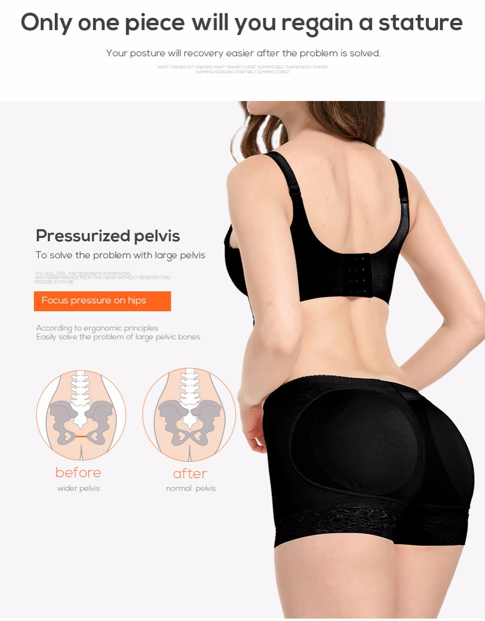 Booty Lifter Butt Enhancer Body Shaper With Tummy Control Butt Lifter –