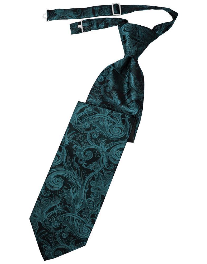 Jade Tapestry Kids Necktie - SuspendersInStock.com product image