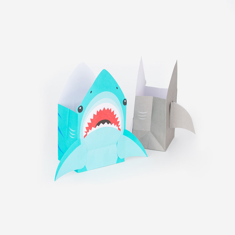 8 Pochettes Cadeau Requin Pochettes Surprise Anniversaire A Theme My Little Day