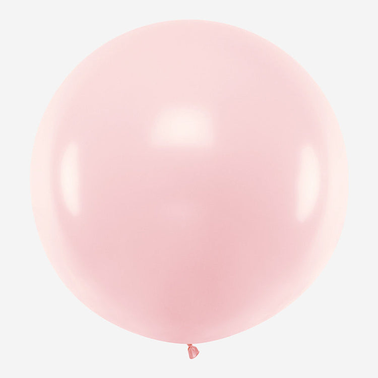 Giant balloon: 1 pastel pink balloon - Pastel birthday decor, pastel  wedding, Valentine's Day