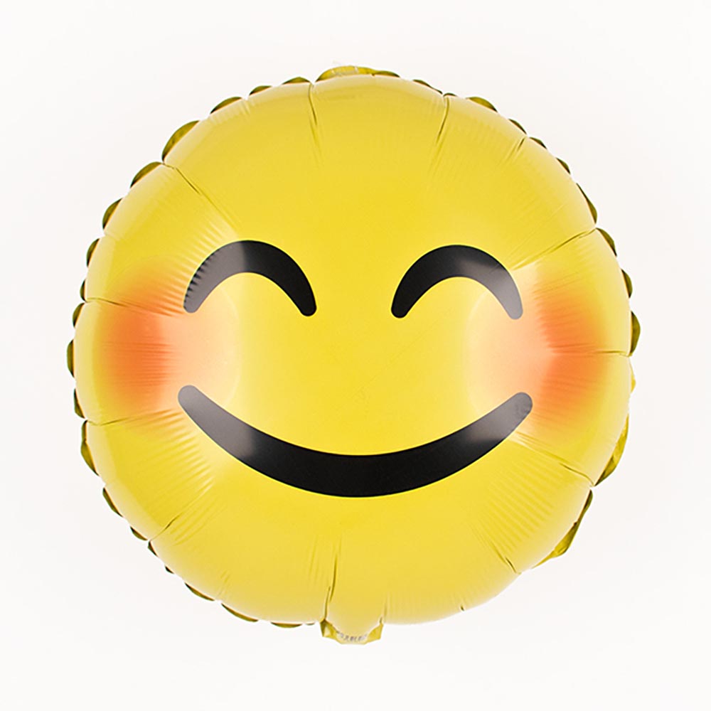 Ballon Aluminium Mylar Emoji Smileypour Deco Fete Adolescent My Little Day