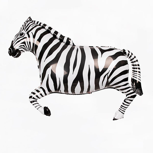 Decoration Ballon Aluminium Mylar Zebre Anniversaire Enfant My Little Day