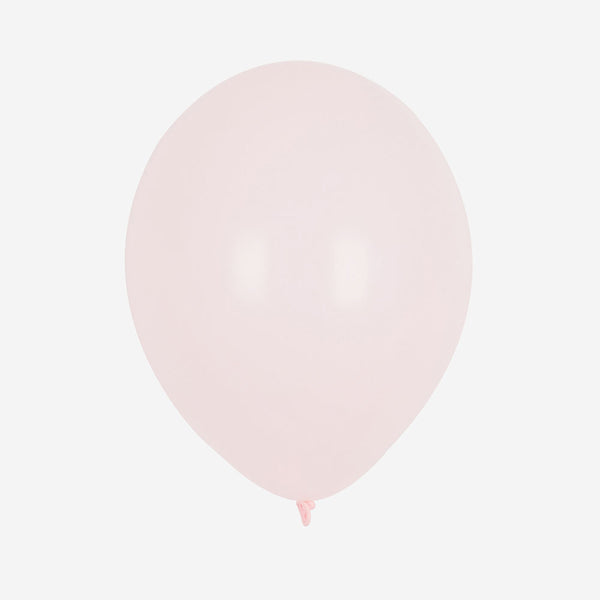 Globo de látex biodegradable: 10 globos rosa pastel - decoración de fiesta  de cumpleaños