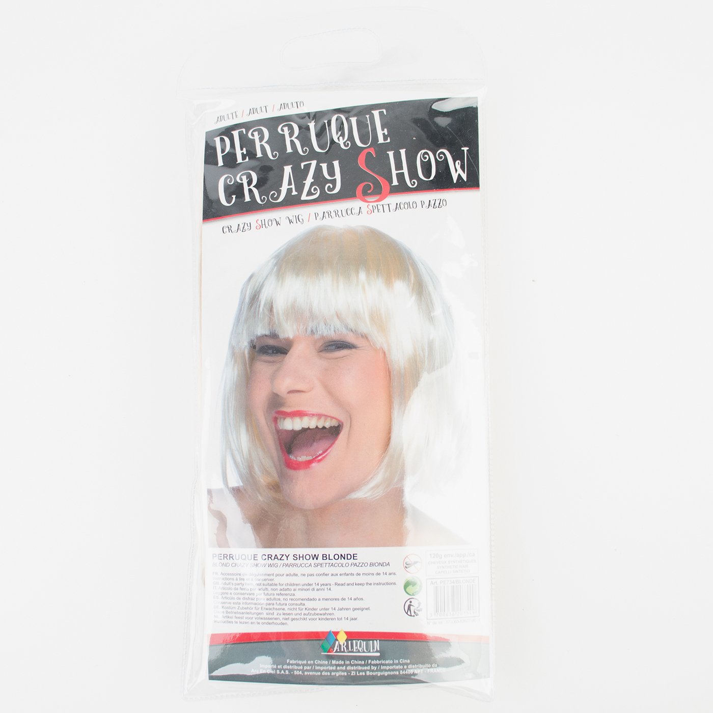 perruque blonde grease