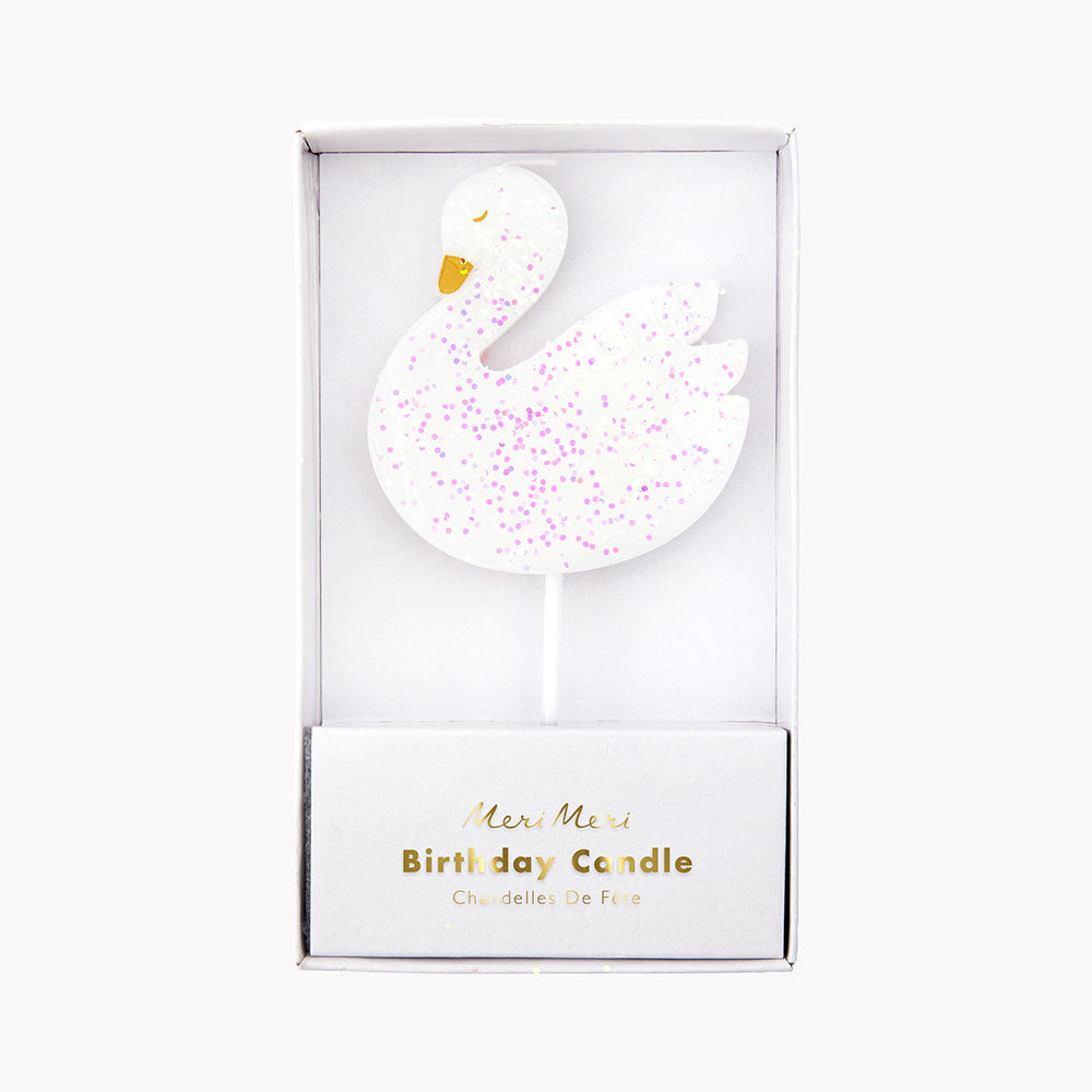 Bougie Cygne Pour Gateau Anniversaire Enfant Theme Princesse Par Meri Meri My Little Day