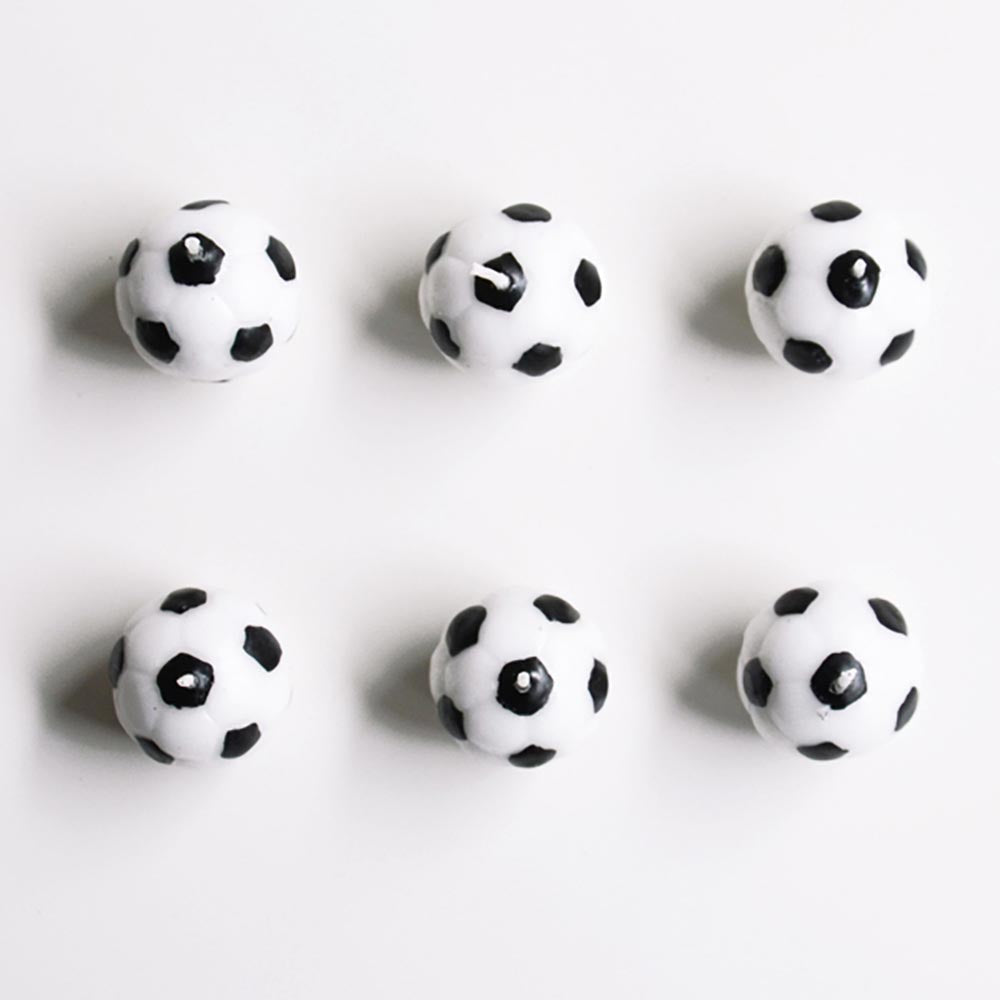 6 Soccer Ball Candles Birthday Child My Little Day