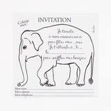 Papeterie Cartons Invitations Zoo Anniversaire Enfant My Little Day