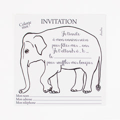 Papeterie Cartons Invitations Zoo Anniversaire Enfant My Little Day