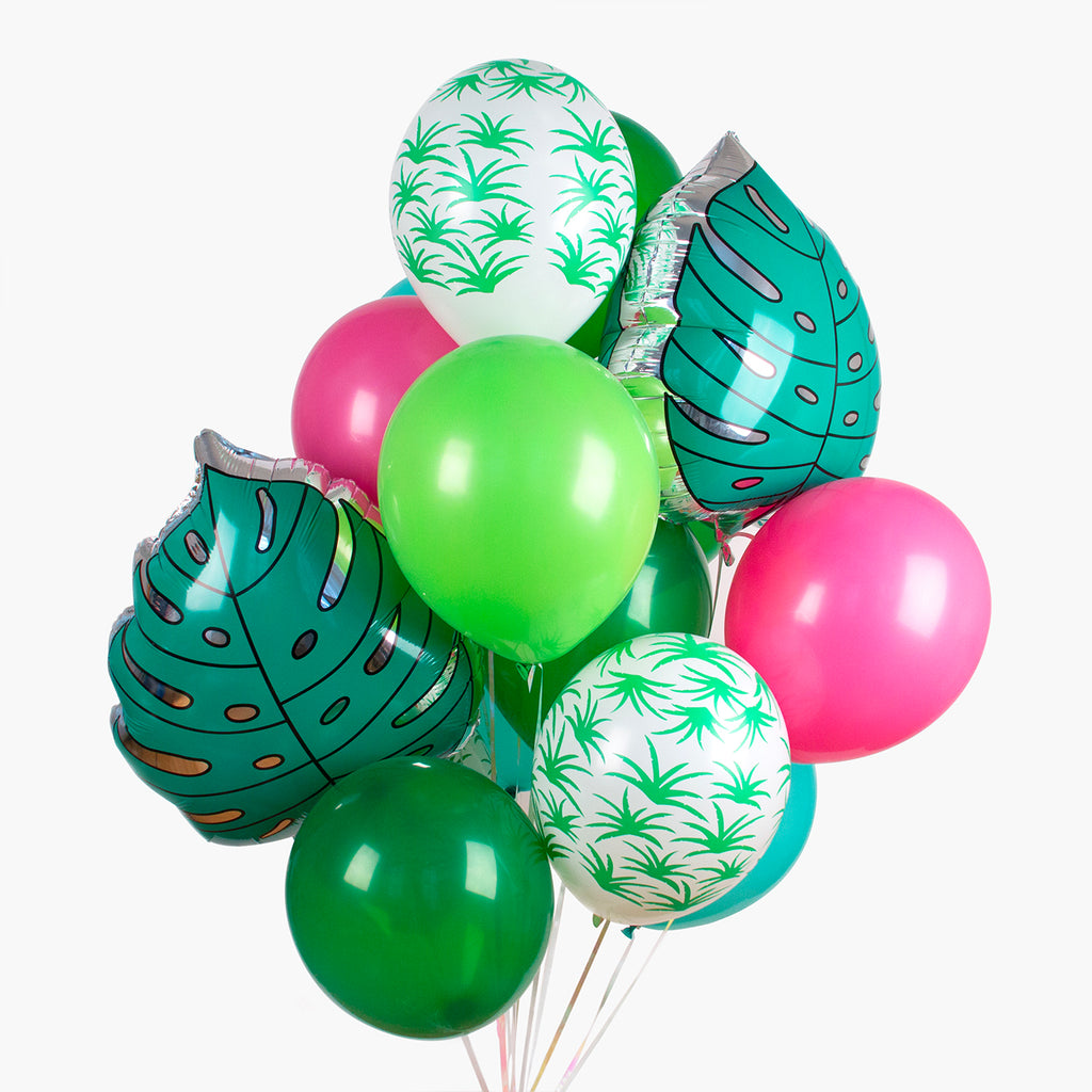 Festive Decoration A Tropical Leaf Balloon My Little Day