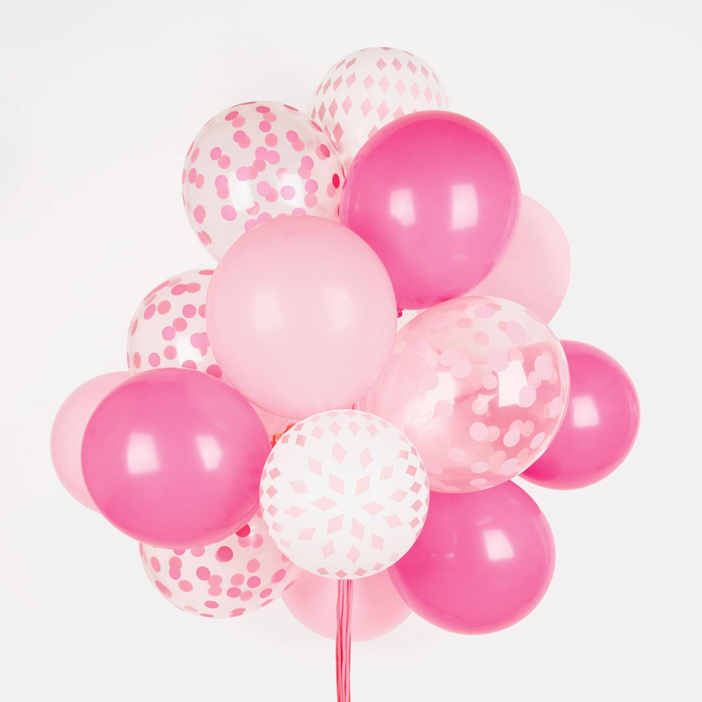 Deco De Fete 10 Ballons De Baudruche Rose Clair