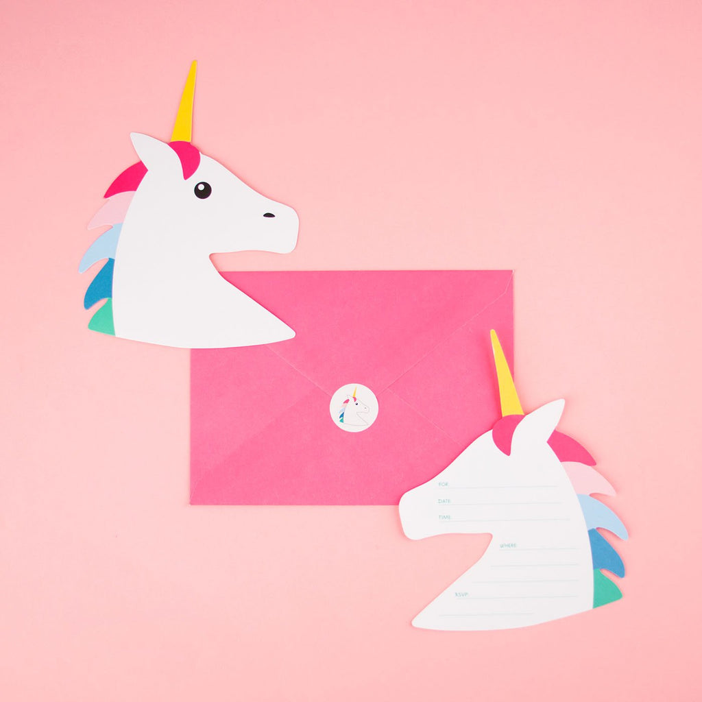 Birthdayunicorn 8 Birthday Invitations Unicorn