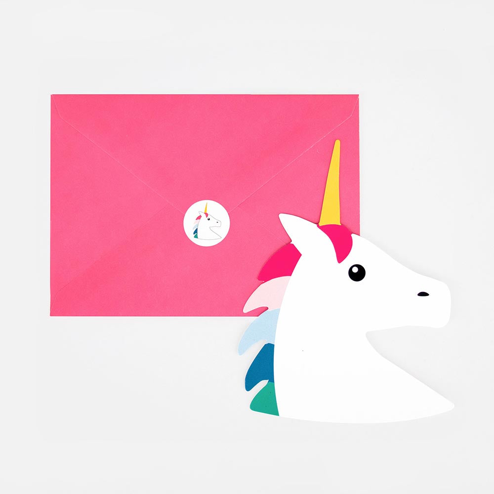 Anniversaire Licorne 8 Invitations Anniversaire Licorne My Little Day