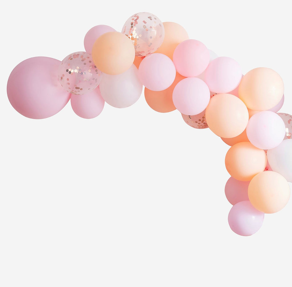 Kit Arche Ballon 60 Ballons Camaieu Champane Rose