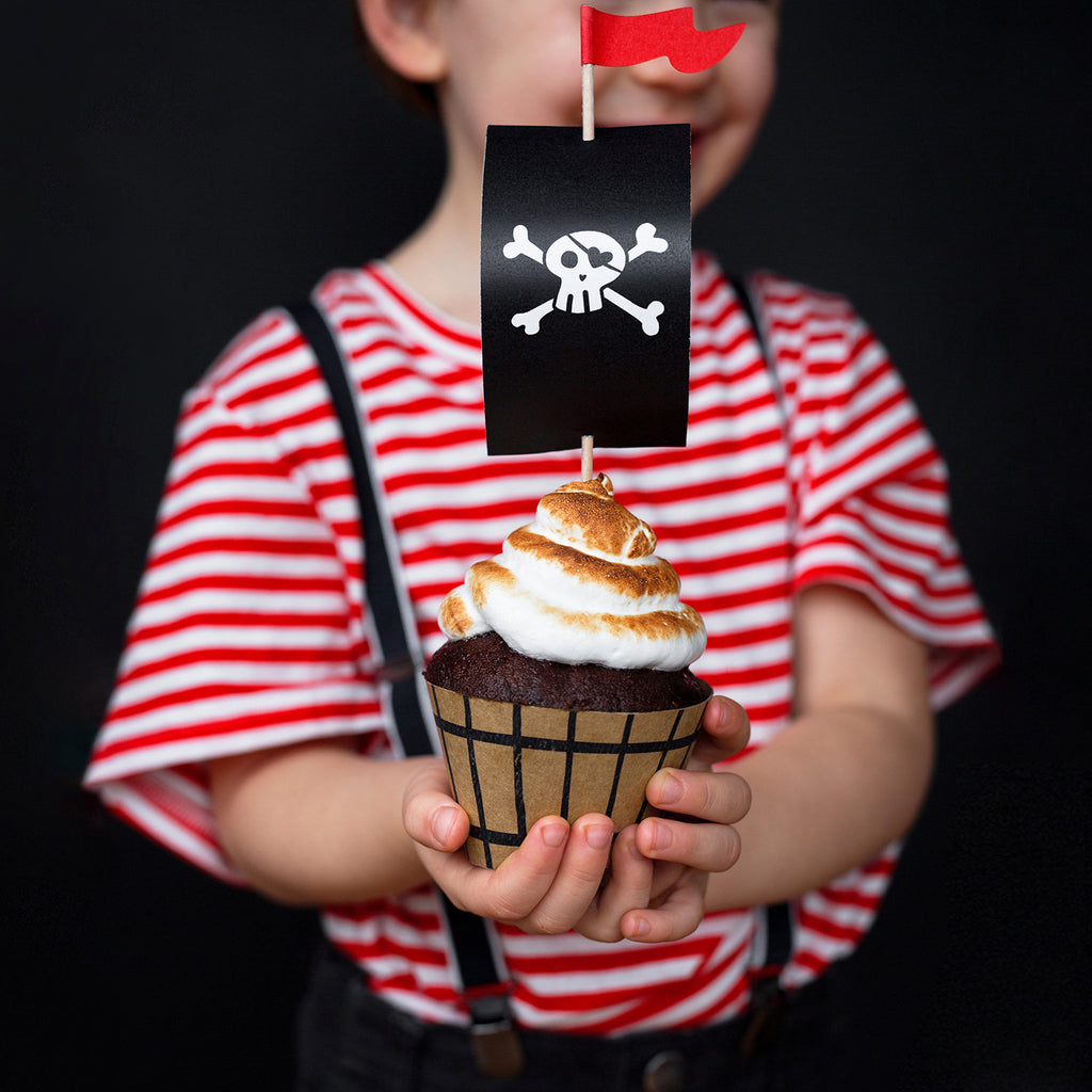 Anniversaire Pirate Kit Cupcake Pirate Pour Deco Anniversaire Enfant My Little Day