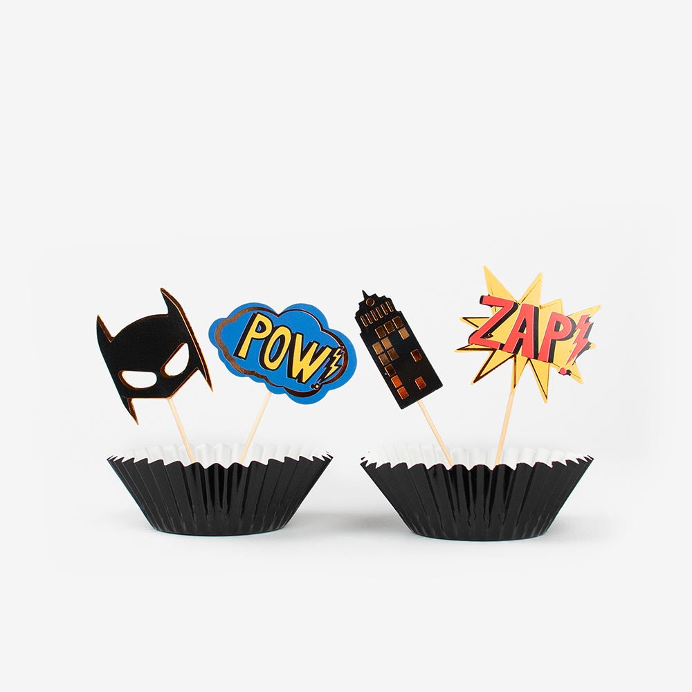 Anniversaire Super Heros Un Kit Cupcakes Super Heros