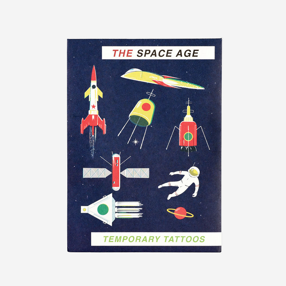 2 Planches De Tatouages Astronaute Pour Anniversaire A Theme Espace