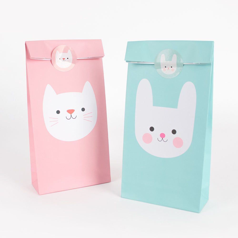 6 Pochettes Cadeau Animaux Mignons Pochettes Surprise Anniversaire Enfants My Little Day