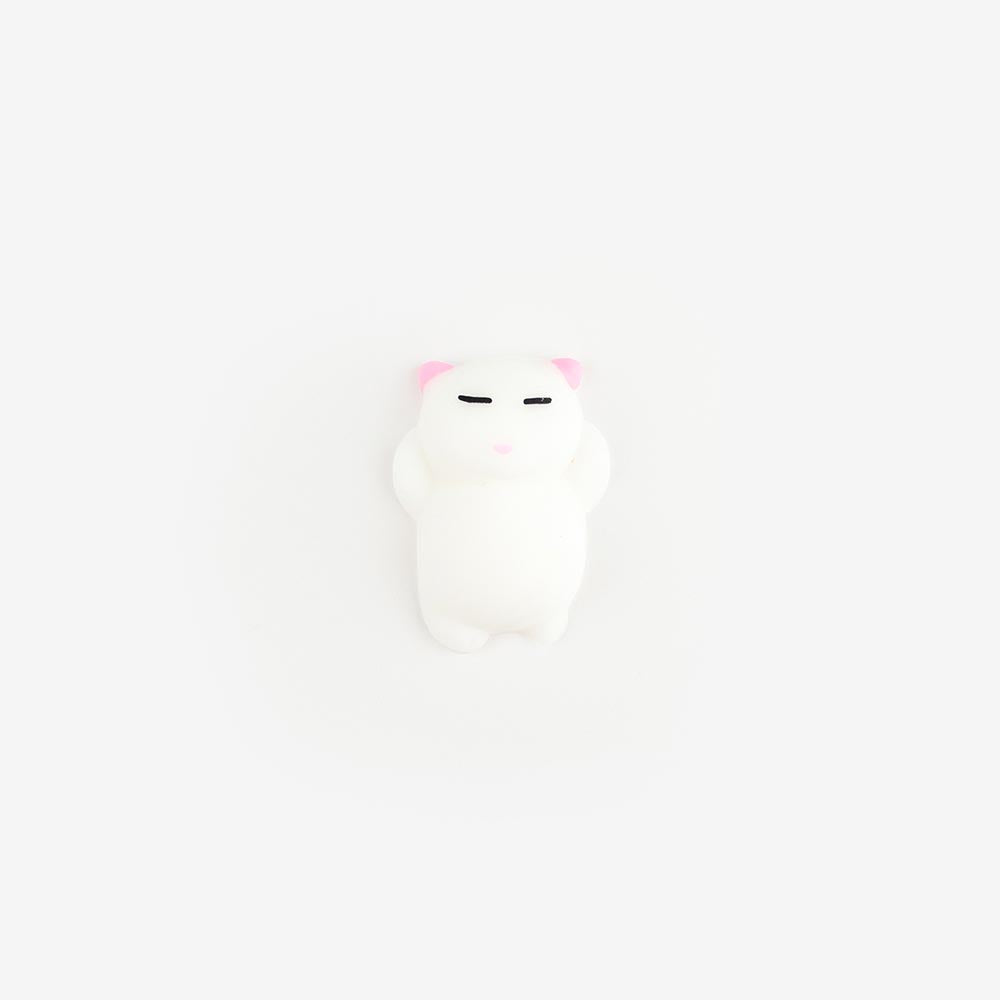 Jouets 1 Mini Squishy Chat Blanc My Little Day