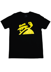 2022间谍t恤-黑色/黄色