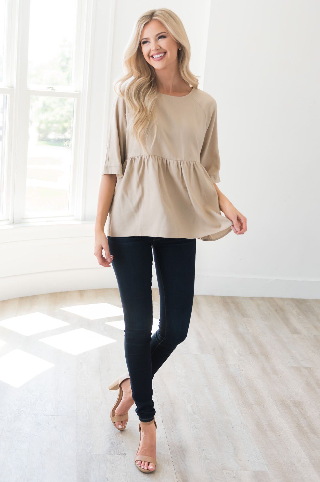 Amazing Views Modest Blouse