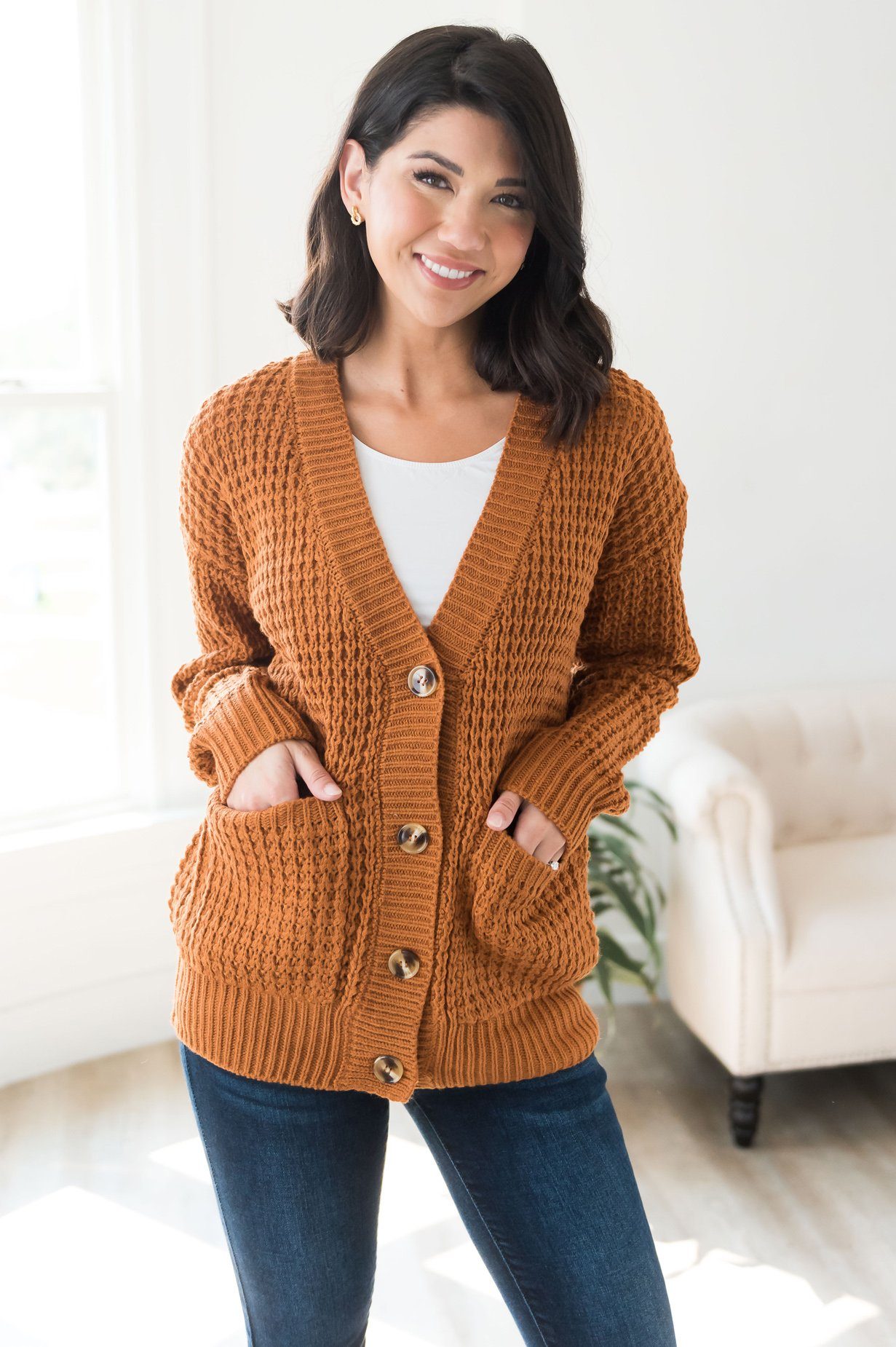 Autumn is Calling Button Up Cardigan