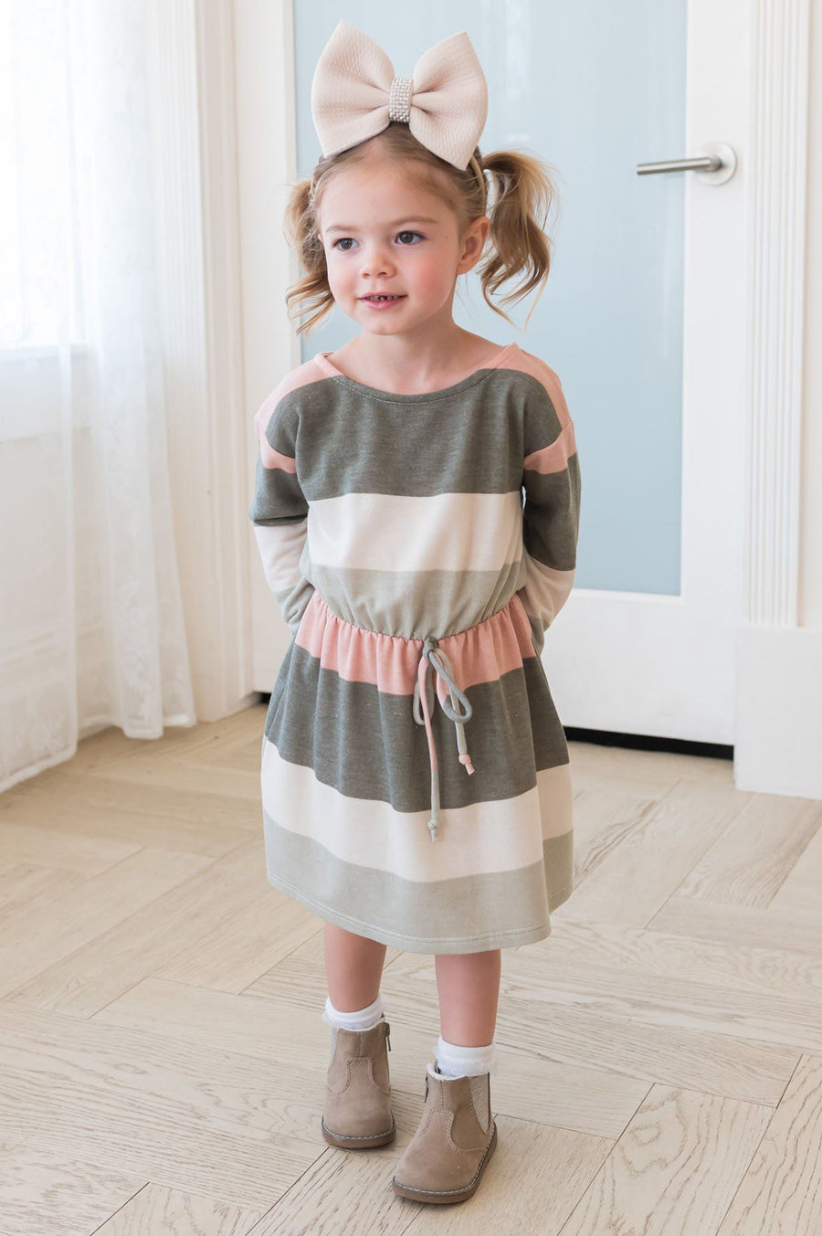 The Long Sleeve Little Kia Modest Dresses vendor-unknown 