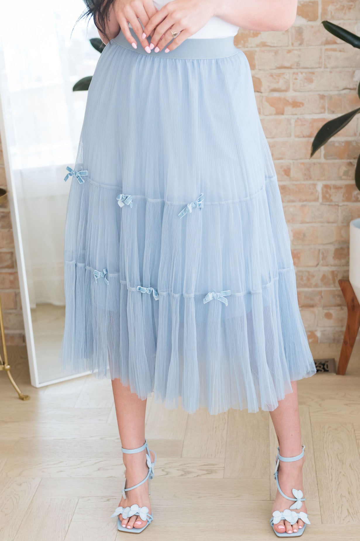 Beautiful Bows Modest Tulle Skirt