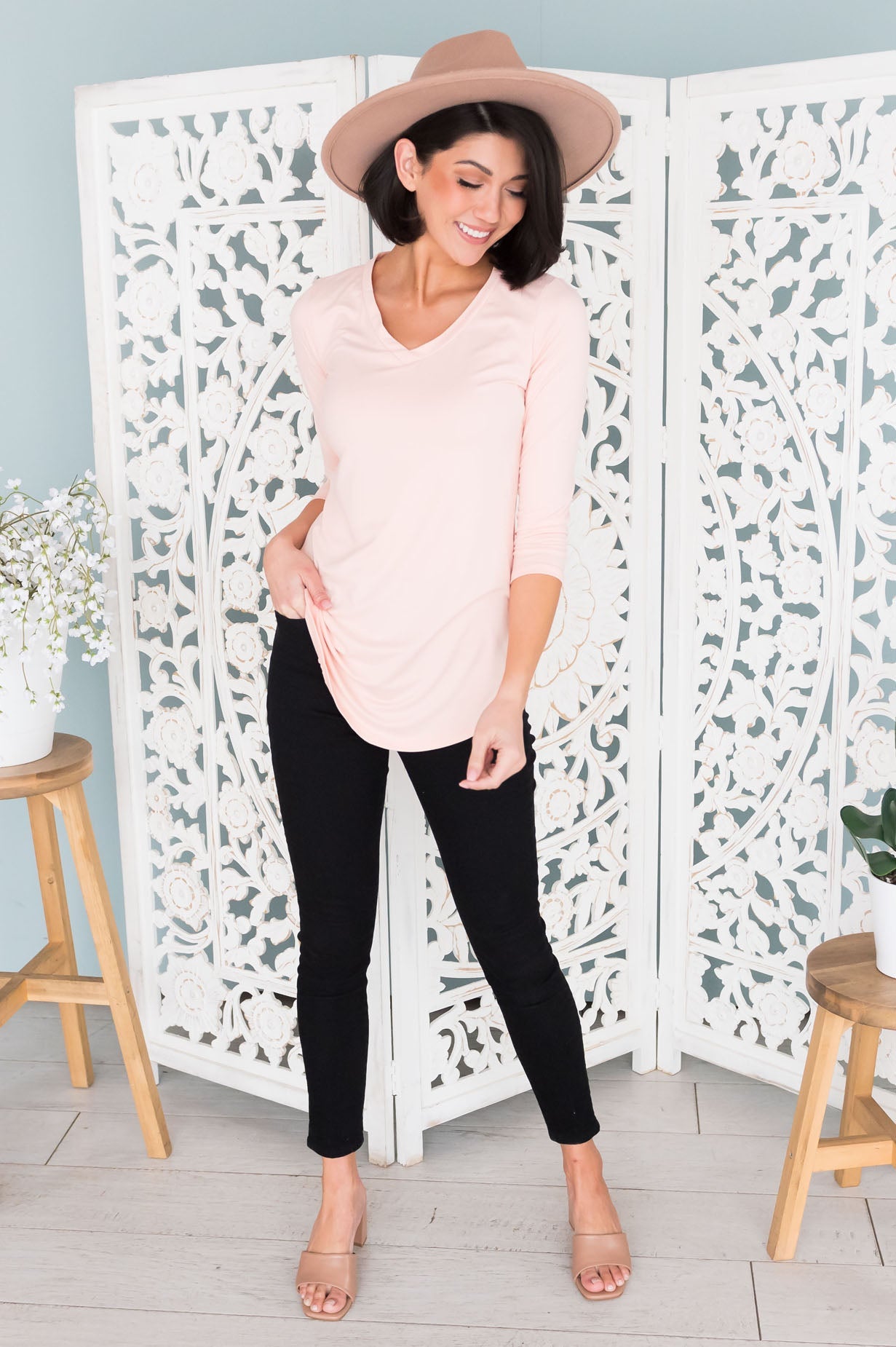 Casual Perfection Modest Blouse