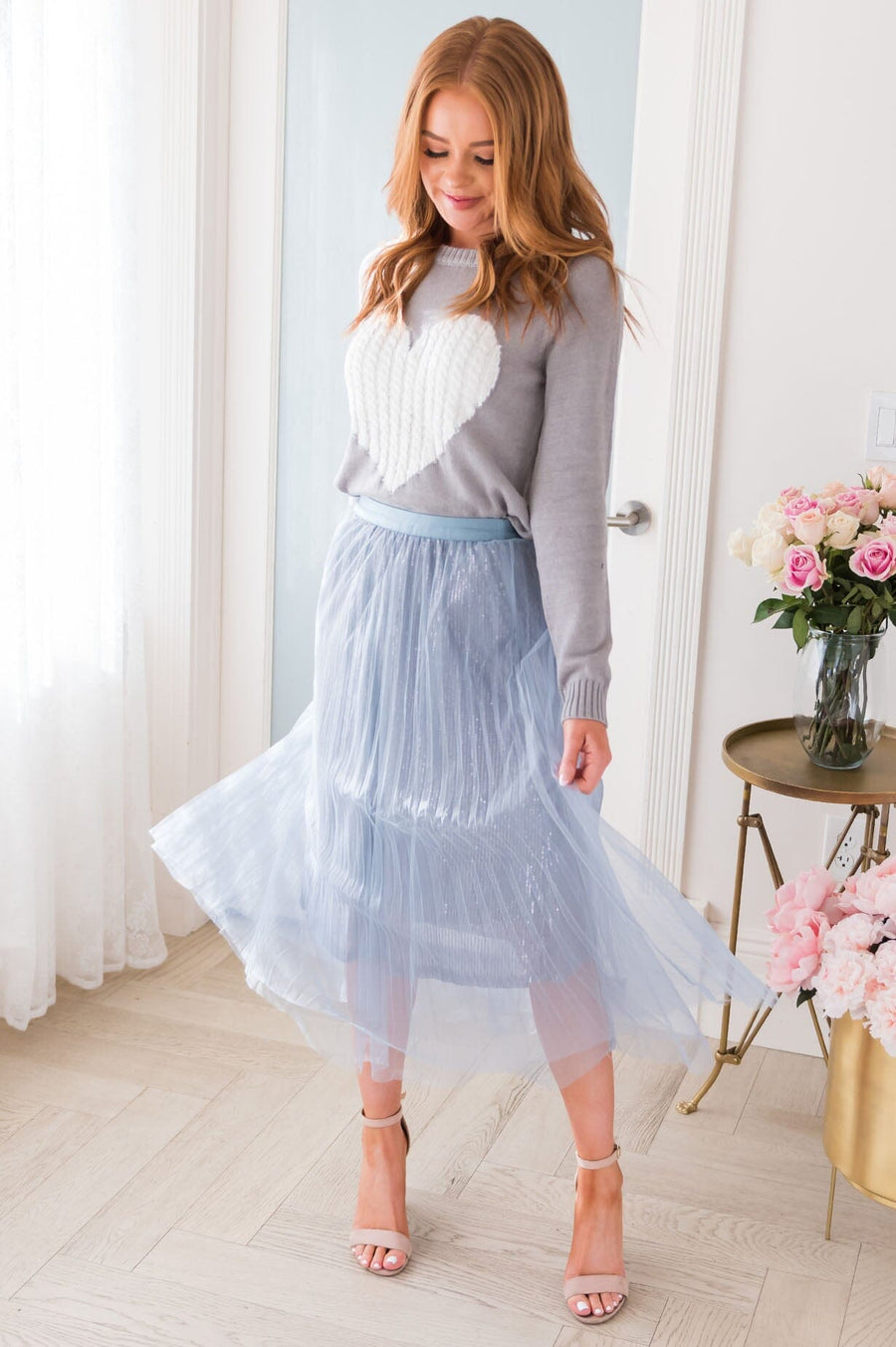 Bold & Beautiful Modest Tulle Skirt Skirts vendor-unknown 