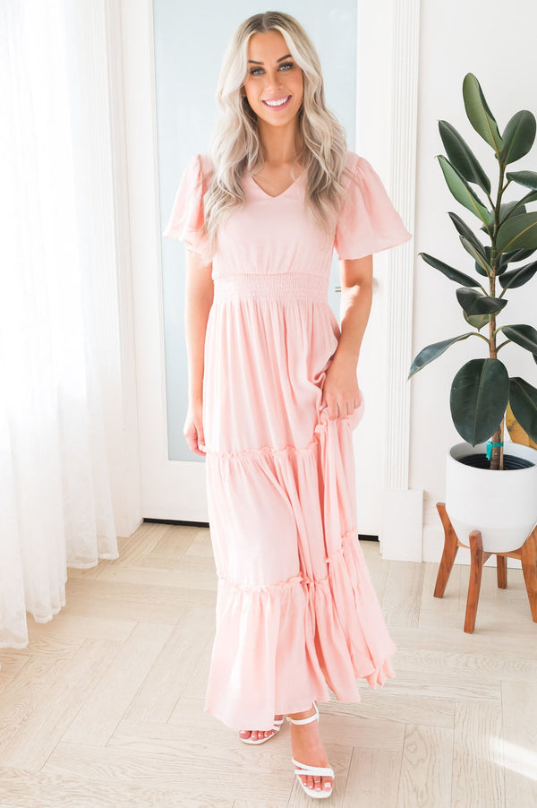 The Taylor Modest Maxi Dress - NeeSee's Dresses